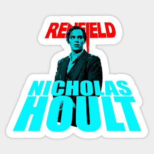 Renfield movie Nicolas Cage Nicholas Hoult design ironpalette Sticker